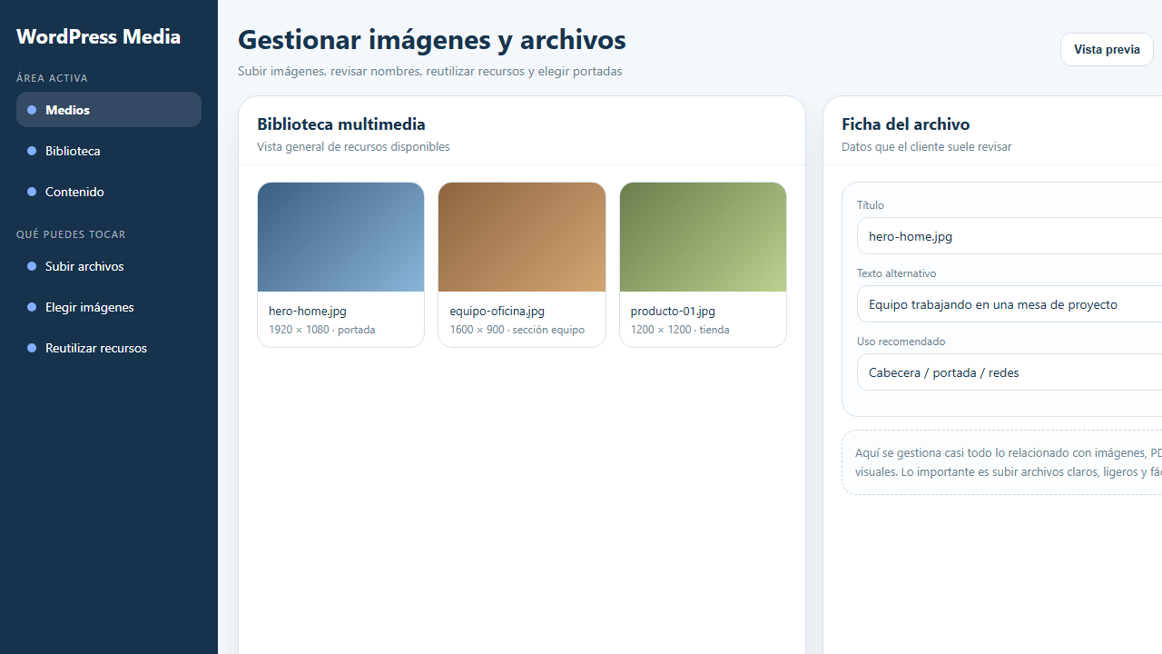 Biblioteca multimedia gen&eacute;rica